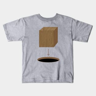 Square Peg in a Round Hole Kids T-Shirt